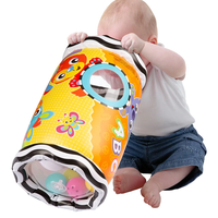 Playgro Pick and Play Roller 6м+ Надуваема Играчка Валяк с Цветни Топки във Вътрешността