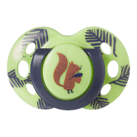 Tommee Tippee Ортодонтични Залъгалки Fun Friends 18-36M+ 2 Броя Зелена Катерица