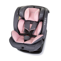 Chipolino  Столче за кола 40-150 cm I-SIZE АВИАТО Фламинго