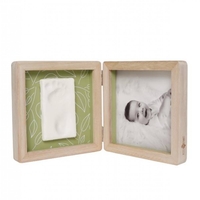 Petit ARTichaut Двойна Дървена Рамка за Бебешки Отпечатък и Снимка Olive Tree