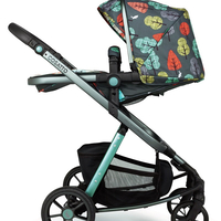 Комплект количка Cosatto Giggle Quad Hare wood 5в1, i-Size база и чувалче за крака