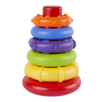 PLAYGRO КОНУС С ЦВЕТНИ РИНГОВЕ 9М+