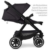 ABC Design Samba 2 Coal Комбинирана Детска Количка 2 в 1