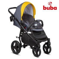  Бебешка количка 3в1 Buba Bella 716, Pewter-Yellow 