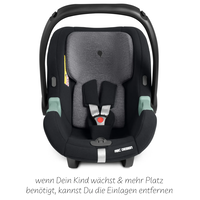 ABC Design Infant Car Seat Tulip i-Size for Newborn Babys Кош за Новородено Graphite
