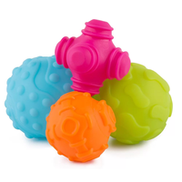 PLAYGRO ТАКТИЛНИ РЕЛЕФНИ ТОПКИ (4БР./ОП.) 6М+