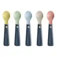 Tommee Tippee 6м+ Комплект от 5 броя лъжички за самостоятелно хранене от бебето