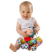 Playgro Activity Friend Конче Хоп Троп Плюшена активна играчка за закачване на количка или столче за кола от 0м+