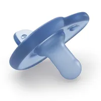 Philips Avent SCF099/26 Комплект от 2 Броя Ортодонтични Силиконови Залъгалки SOOTHIE 0-6м+ Сини в Кутия за Стерилизиране