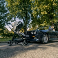 Nuna LYTL Graphene BMW Кош за Новородено за модели колички Nuna TRIV и Nuna MIXX и Nuna TRVL и Nuna IXXA