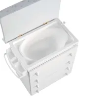 Скрин с вана за къпане и повивалник B947 white/white blue