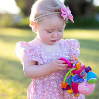 PLAYGRO ДРЪНКАЛКА КОНЧЕ ХОП ТРОП РОЗОВ ЦВЯТ 3М+