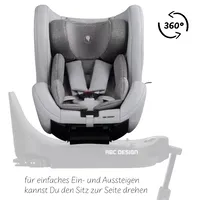 ABC Design Reboard Car Seat Lily i-Size 0 - 4 years Кош за Новородено Pearl