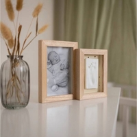 Petit ARTichaut  2 Дървени Рамки за Бебешки Отпечатък и Снимка Pretty Hearts