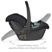 ABC Design Infant Car Seat Tulip i-Size for Newborn Babys Кош за Новородено Black