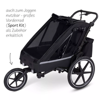 ABC Design Детска Количка за Колело Bicycle Trailer Tour Ink with 2 Comfort Seats & Air Wheels