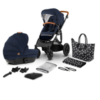Бебешка количка KinderKraft PRIME 2в1, Синя