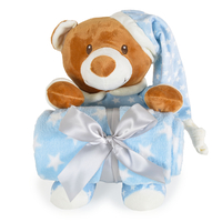 Cangaroo Одеало 90/75 с Играчка Addie Bear 111964