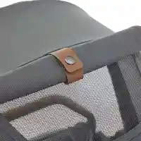 Mutsy NIO North Grey Модулна количка 2 в 1 комплект с черно шаси със седалка и кош за новородено