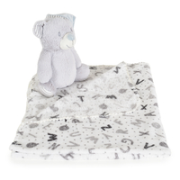 Cangaroo Одеало 90/75 с Играчка Elephant Blue 109598