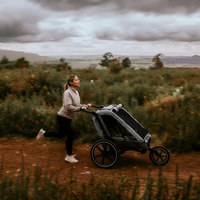 ABC Design Детска Количка за Колело Bicycle Trailer Tour Olive with 2 Comfort Seats & Air Wheels
