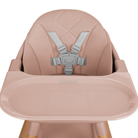 KikkaBoo Стол за Хранене 6в1 Woody Pink 2024