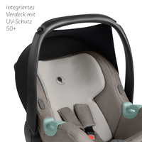 ABC Design Infant Car Seat Tulip i-Size for Newborn Babys Кош за Новородено Nature