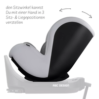 ABC Design Reboard Car Seat Lily i-Size 0 - 4 years Кош за Новородено Pearl