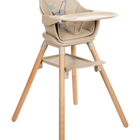 KikkaBoo Стол за Хранене 6в1 Woody Beige 2024