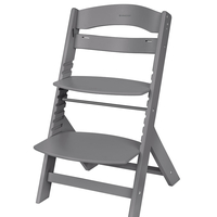 KikkaBoo Дървен Стол за Храненe Nordy Dark Grey