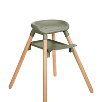 KikkaBoo Стол за Хранене 6в1 Woody Army Green 2024