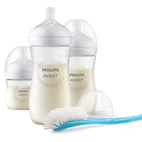 Philips Avent КОМПЛЕКТ за Новородено Natural Response 3.0 - с 3 Шишета и Четка БАЗОВ