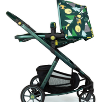 Комплект количка Cosatto Giggle Quad Into the wild 5в1, i-Size база и чувалче за крака
