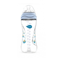  Шише за хранене Nuvita 6050 Mimic, 330 мл, Синьо 