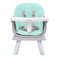 KikkaBoo Стол за хранене 6 в 1 EAT N PLAY MINT