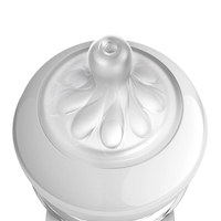 Philips AVENT SCY900/02 Комплект от 2 броя шишета за хранене Natural Response 125 мл с биберон без протичане Natural Response Поток 2 от 0м+