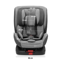  Столче за кола KinderKraft Vado, IsoFix, 0 - 25 kg, Сиво 