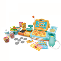  Детски касов апарат с аксесоари Buba Fun Shopping 888F, оранжев 