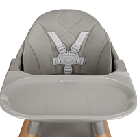 KikkaBoo Стол за Хранене 6в1 Woody Grey 2024