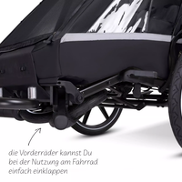 ABC Design Детска Количка за Колело Bicycle Trailer Tour Ink with 2 Comfort Seats & Air Wheels