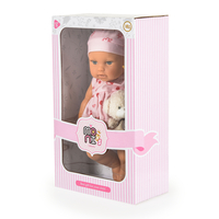Moni Кукла 30см Bear and Baby Розова Рокля 111800