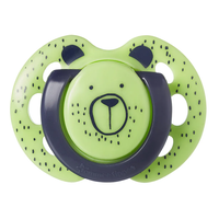 Tommee Tippee Ортодонтични Залъгалки Fun Friends 0-6M+ 2 Броя Зелено Мече