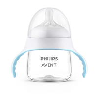 Philips Avent SCF263/61 Natural Response 150мл Тренировъчно Шише с Биберон без Протичане Поток 5 за Преход към Чаша с Дръжки от 6м+