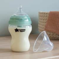 Tommee Tippee Advanced Anti-Colic 340 мл 3м+  Шише за Хранене Синьо с Декорация