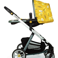 Комплект количка Cosatto Giggle Quad Spot the birdie 5в1, i-Size база и чувалче за крака