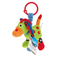 Мека играчка с дрънкалка Crazy animals
