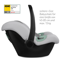 ABC Design Infant Car Seat Tulip i-Size for Newborn Babys Кош за Новородено Pearl