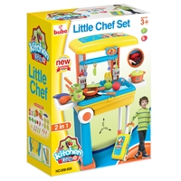  Детска кухня Buba Little Chef Set 008-926A, Жълта/Синя 