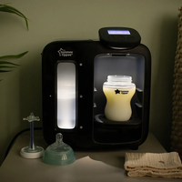 Tommee Tippee Perfect Prep Day & Night Уред за Приготвяне на Адаптирано Мляко с Дигитален Дисплей и Мека Нощна Светлина и Шише 125 мл 0м+