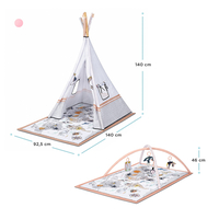  Образователна гимнастика KinderKraft TIPPY, 3 в 1 